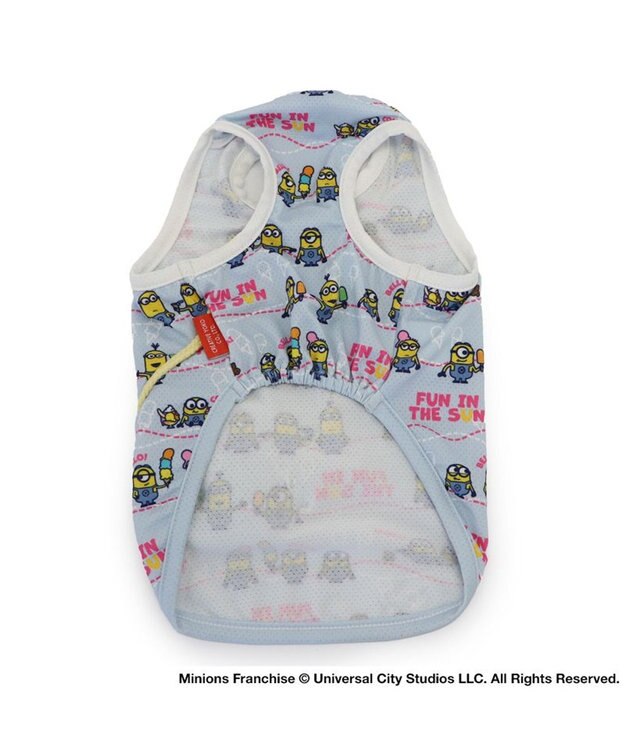 PET PARADISE ミニオン エコメイド タンクトップ 《アイス柄》 小型犬 ライトグレー