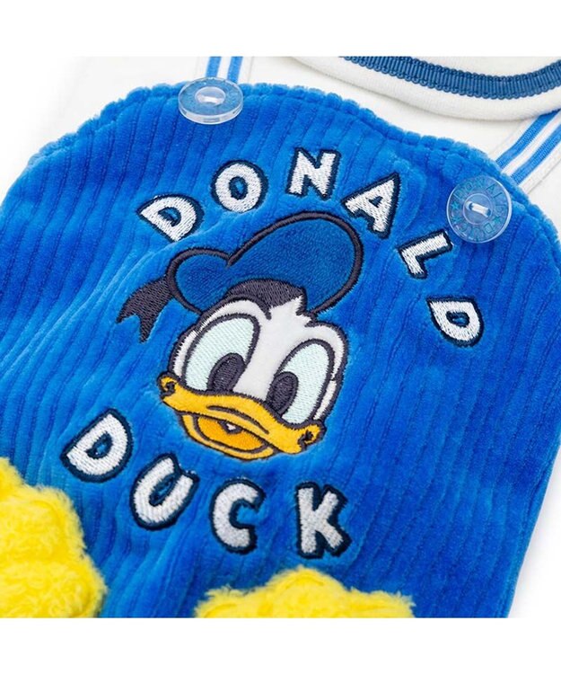 PET PARADISE ディズニー ドナルドダック マリン オーバーオール 小型犬 ブルー