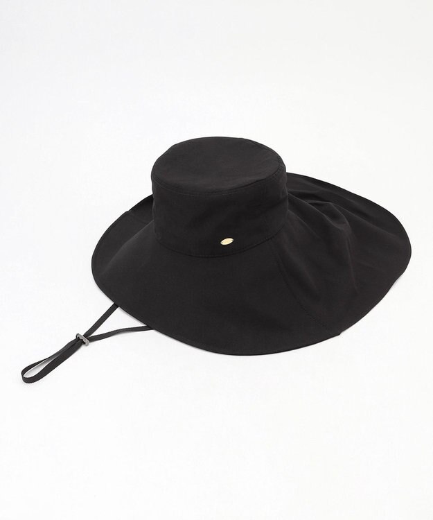 TOCCA 【UVカット99.9%以上・遮熱率48%・サイズ調節可】RIBBON LIKE 2WAY SUN SHADE HAT ハット ブラック系