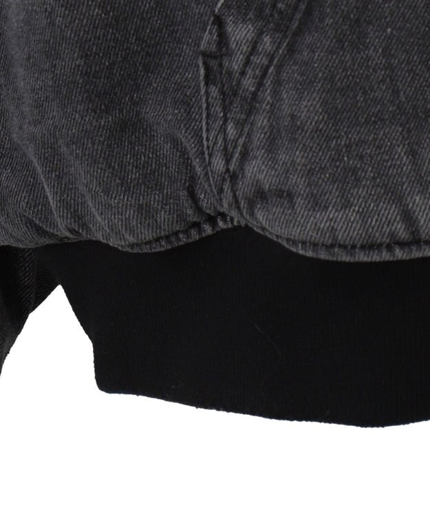 WEGO 【ユニセックス着用ITEM】ワーカーズボアフードブルゾン ブラックその他