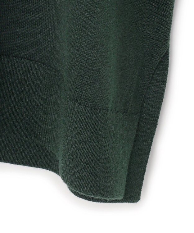 23区 L ニットセットアップ プリーツコンビ ワンピース ダークグリーン系