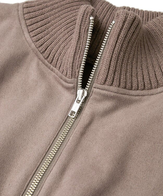 Green Parks ・ＥＬＥＮＣＡＲＥ　ＤＵＥ　スエードポンチワンピース Brown