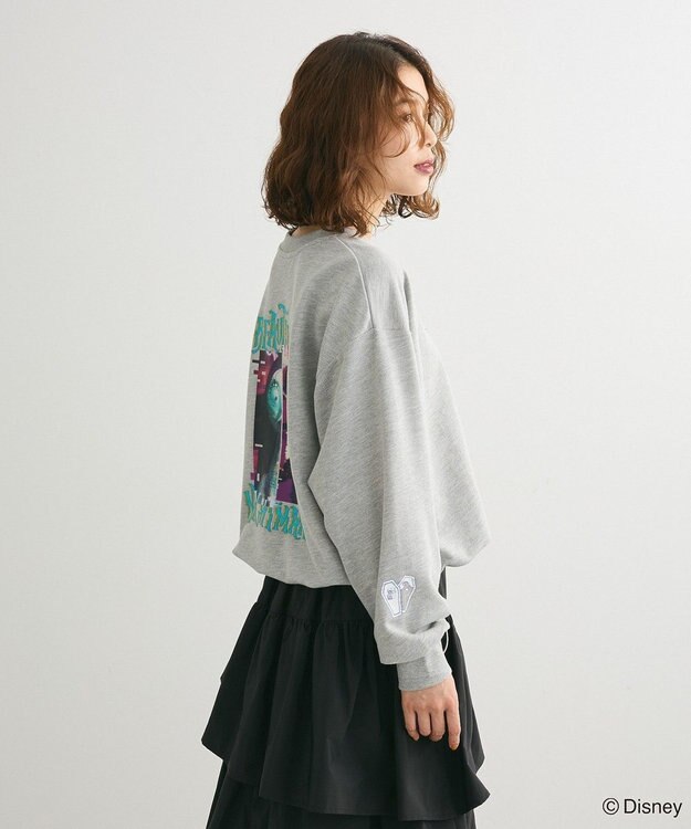 Green Parks ナイトメア／裾ドロストミニ裏毛プルオーバーⅡ Gray Mixture