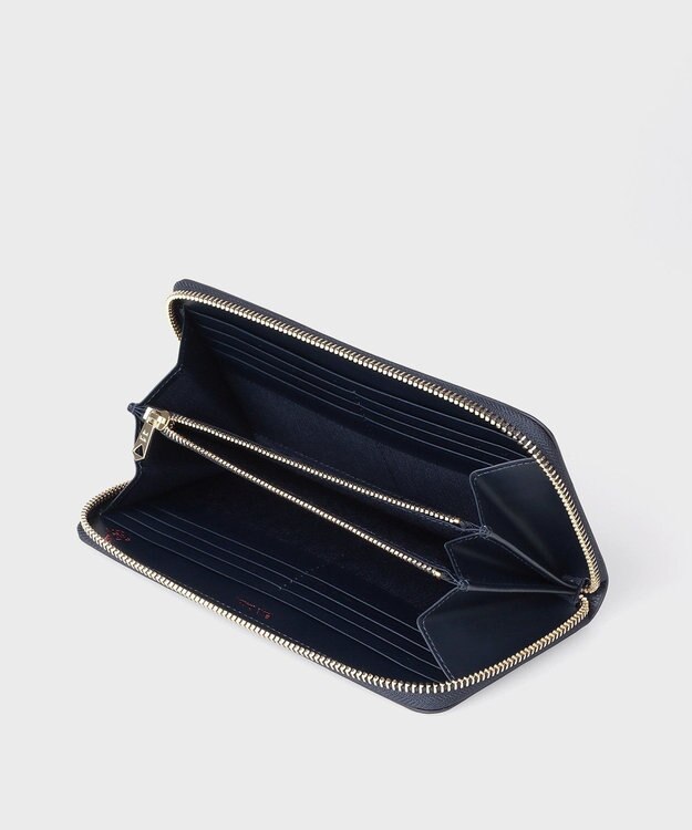Paul Smith カラードゥードゥル ラウンドジップ 長財布 ネイビー