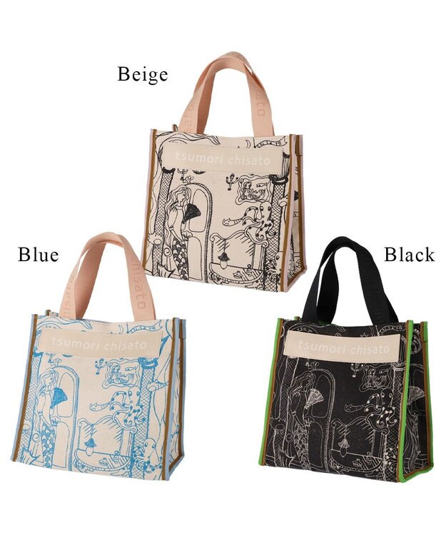 tsumori chisato CARRY マーメイドルーム トートバッグ　Sサイズ ブラック