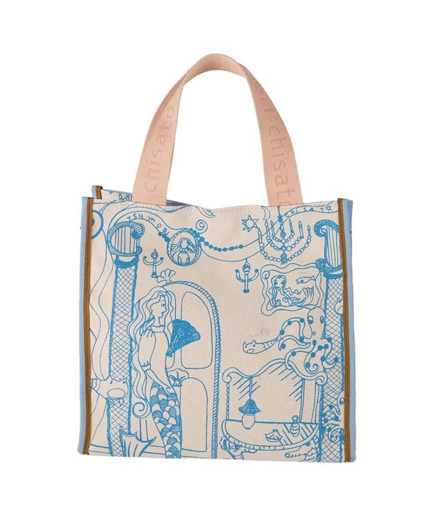 tsumori chisato CARRY マーメイドルーム トートバッグ　Sサイズ ブルー