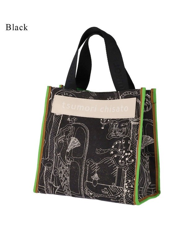 tsumori chisato CARRY マーメイドルーム トートバッグ　Sサイズ ブラック
