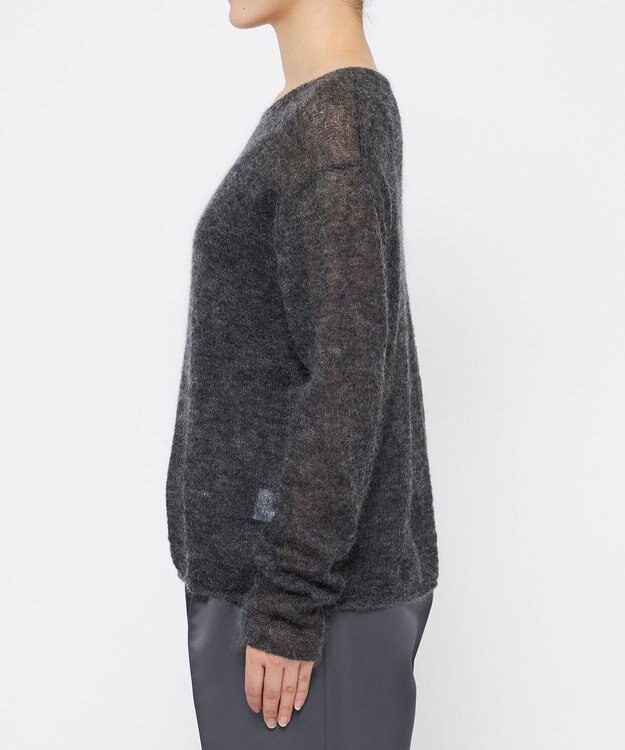 uncrave モヘアニット トップス（uncrave WHITE） チャコール