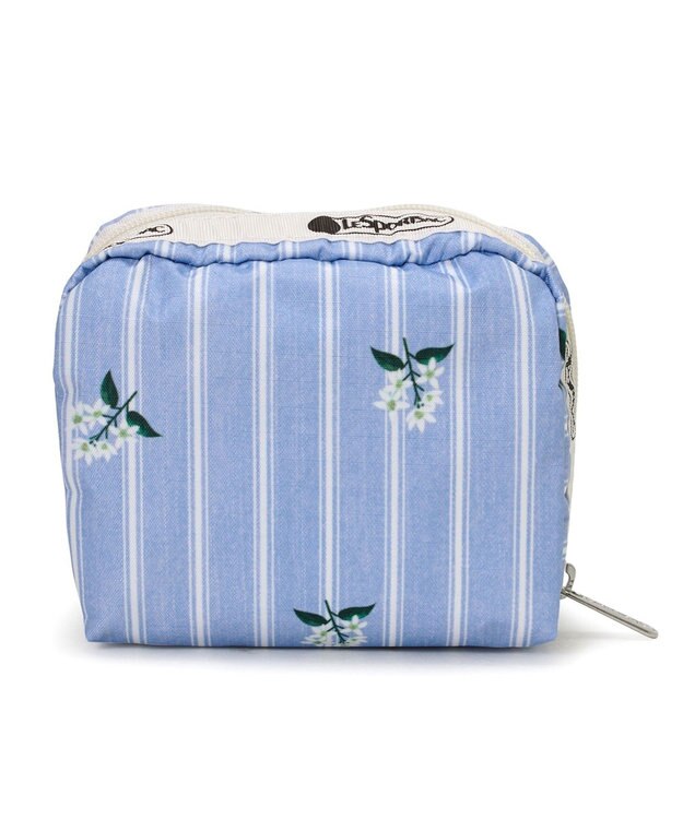 LeSportsac SQUARE COSMETIC/ジャスミンストライプ ジャスミンストライプ