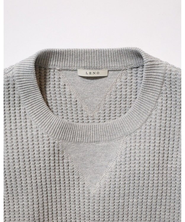 LENO THERMAL KNIT《UNISEX》ワッフルニット GRAY