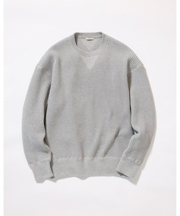 LENO THERMAL KNIT《UNISEX》ワッフルニット GRAY