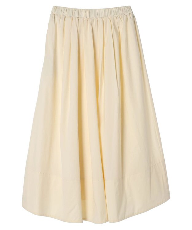 YECCA VECCA タックボリュームスカート① Ivory