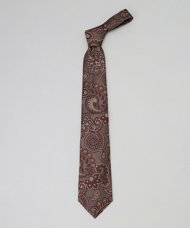 GOTAIRIKU GOTAIRIKU別注【MANTERO/マンテロ】ネクタイ_ペイズリー柄 ダークブラウン系8