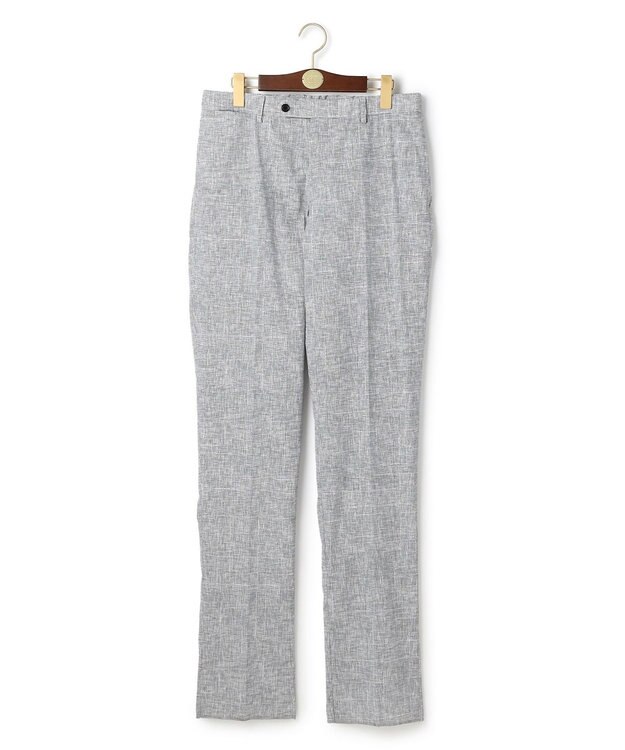 J.PRESS MEN 新色【MECHANICAL】【超軽量 / 清涼感 / 洗える】ハイパワーストレッチ リネンルックパンツ_26年モデル ライトグレー系