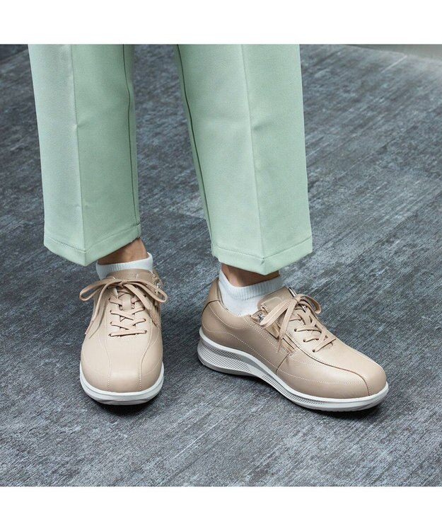 ASICS WALKING ペダラ スポーツ レディース 4E グレーベージュ