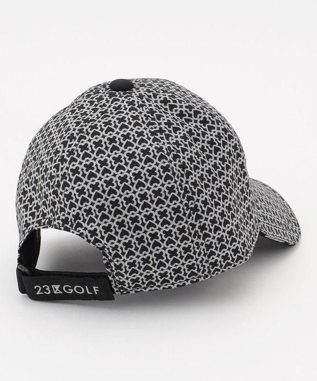 23区GOLF 【UNISEX】モノグラムプリントキャップ ブラック系5