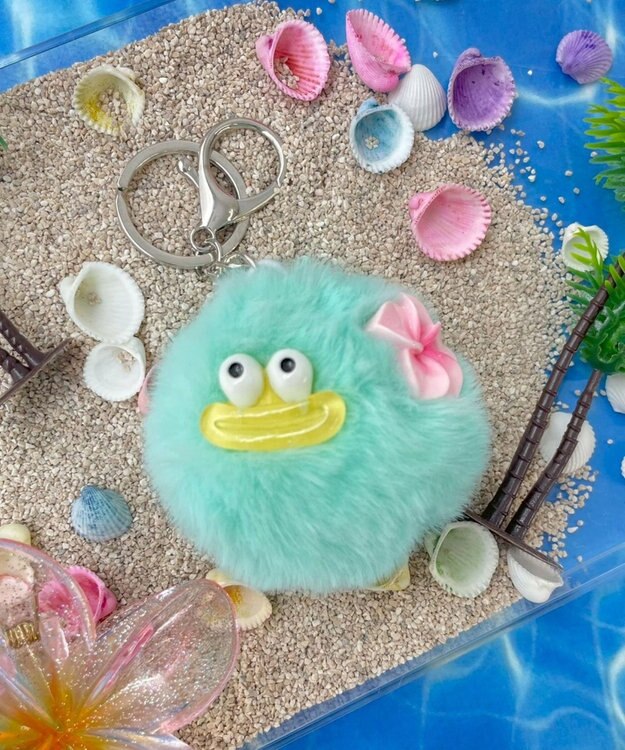 WEGO アゲアゲハイビスカスモンスターぬいぐるみキーホルダー グリーンその他