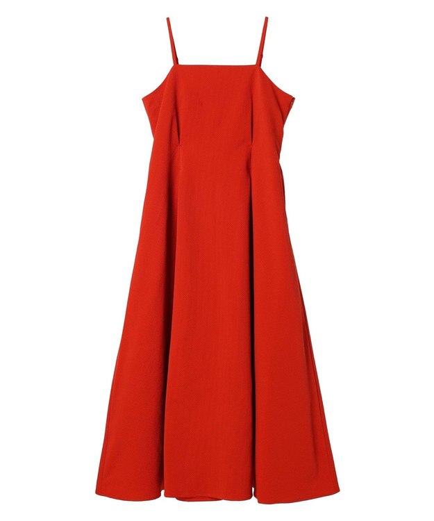 Green Parks バックデザインキャミワンピース Red