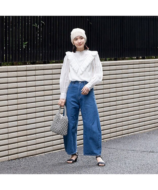 林八百吉商店 un chapeau  MIXビーニー イエロー