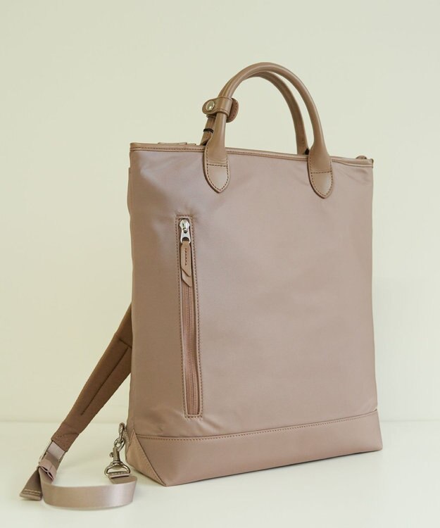 Atelier nuu RAIZON トートリュックエアリー ピンクベージュ