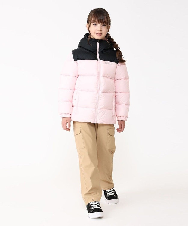 Columbia Columbia/ 【KIDS】パフェクトフーデッドジャケット /コロンビア Satin Pink、 Black
