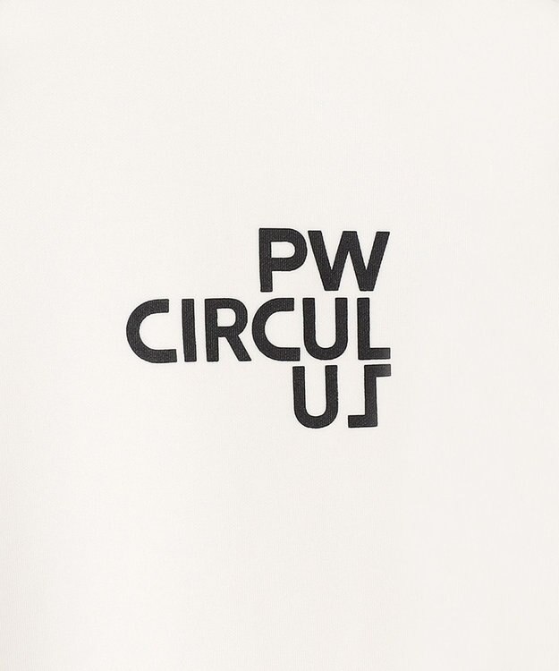 PW CIRCULUS 【MEN】 デタッチャブルフーディー ホワイト系