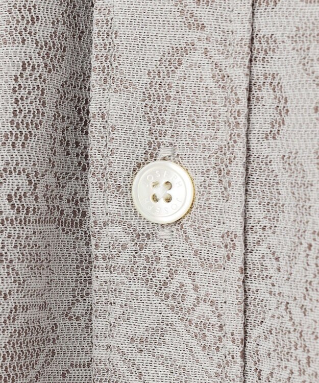 JOSEPH HOMME 【新柄】ヨシタレース　レギュラーカラー半袖シャツ ライトグレー系