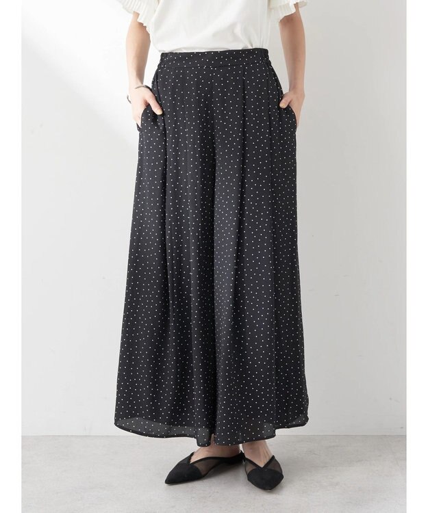 earth music&ecology 選べる丈スカーチョ Dot