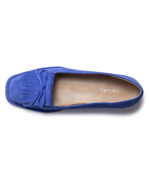 REGAL FOOT COMMUNITY 【リーガルレディース】F85R キルトフラットシューズ フラットシューズ ブルースエード