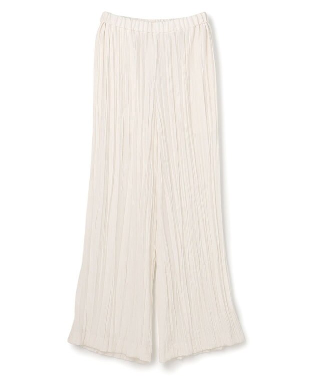 uncrave マシーンプリーツ ギャザーパンツ オフ