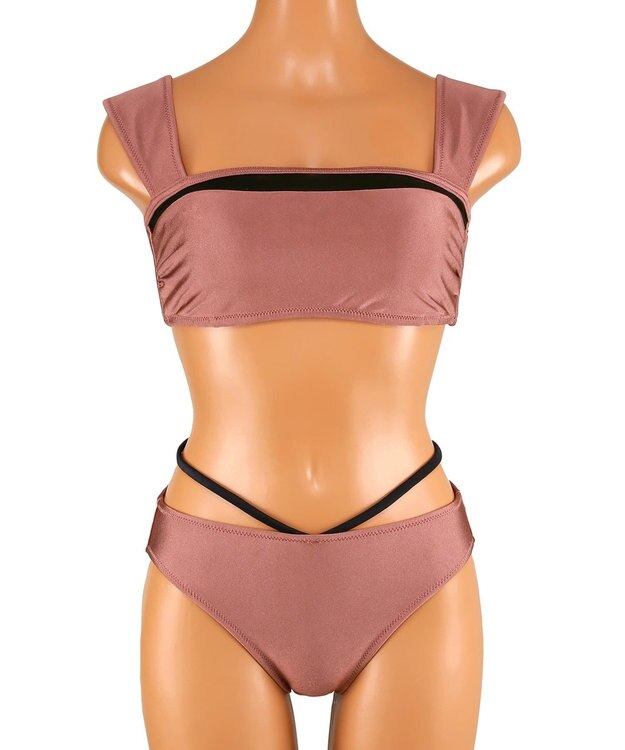 San-ai Resort（三愛水着楽園） シアーパーツバンドゥビキニ　9M 　【San-ai Resort（サンアイリゾート）】 ピンク