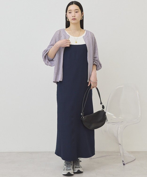 AMERICAN HOLIC リネンライクＩラインキャミワンピース Dark Navy