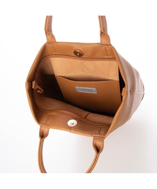 UNBILLION カシュカシュ cachecache / タッセル付きバケツ2wayバッグ キャメル