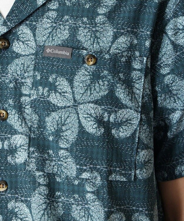 Columbia Columbia/ ユーティライザープリントキャンプシャツ /コロンビア Everblue Floreidoscope