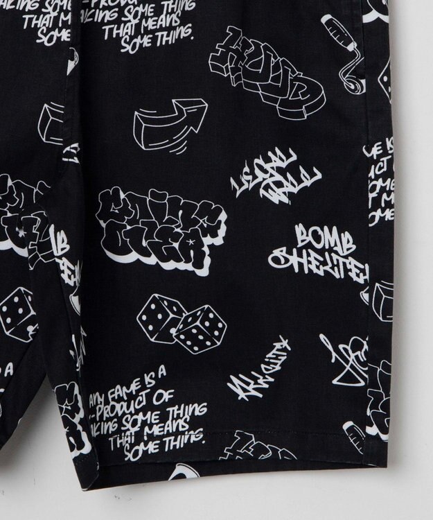 WEGO 【ウエストゴム/手洗い可】パターンイージーショーツ 柄2