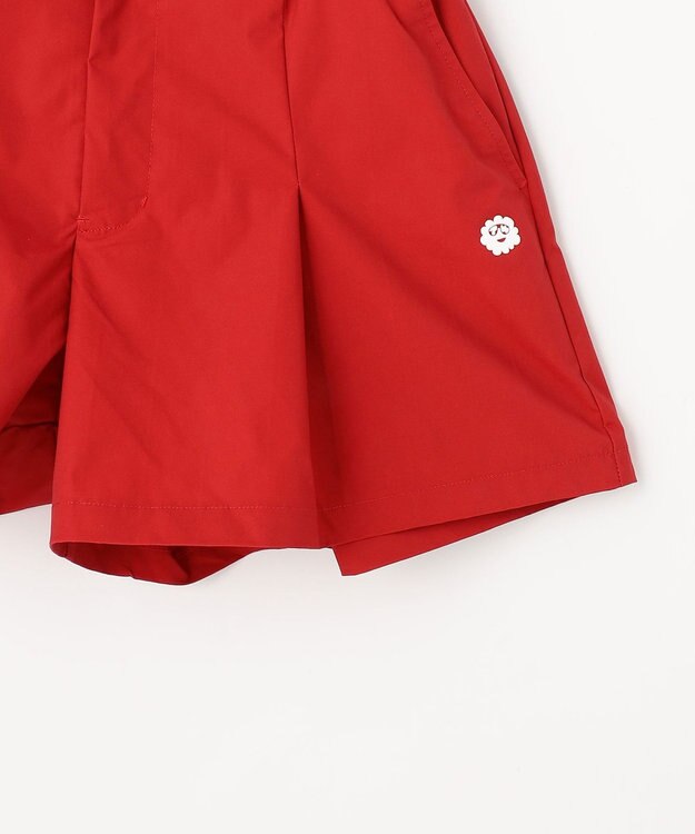 PW CIRCULUS 【WOMEN】ボックスプリーツショーツ ゴルフウェア レディース レッド系