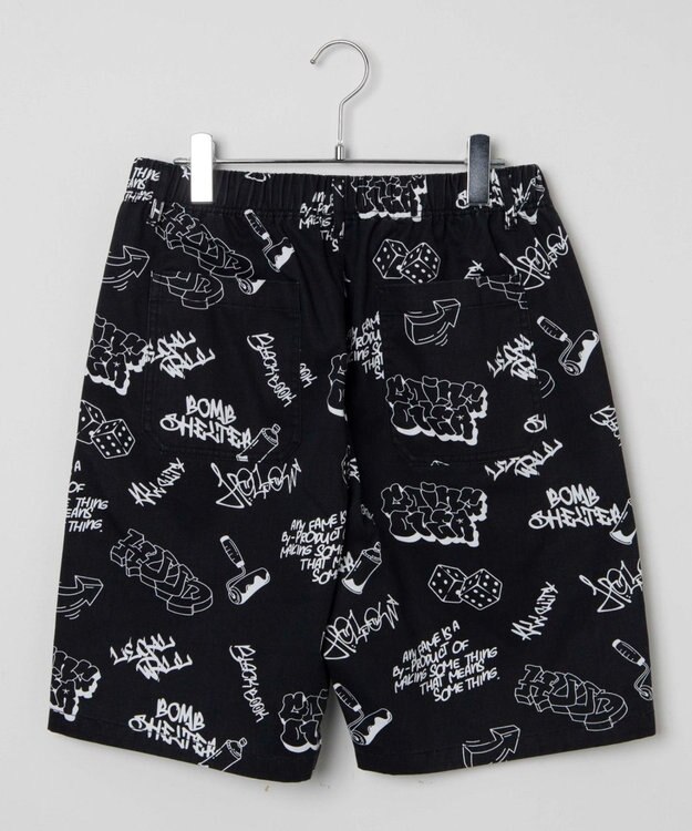 WEGO 【ウエストゴム/手洗い可】パターンイージーショーツ 柄2