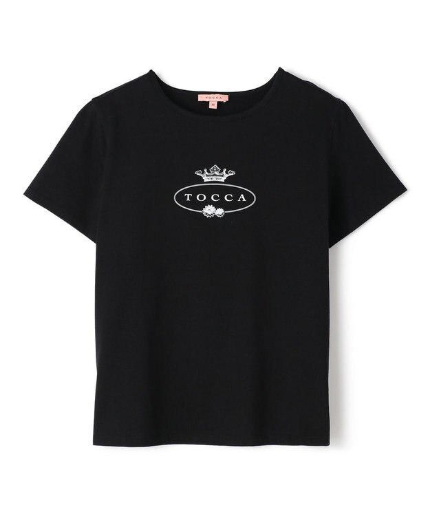 TOCCA 【洗える】TOCCA LOGO TEE Tシャツ [新色]ブラック系