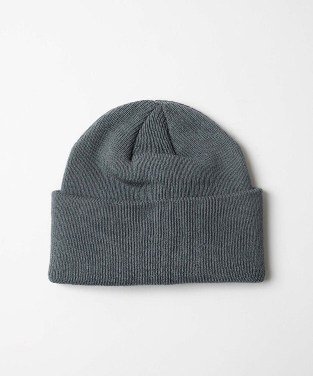 WEGO カラーショートビーニー グレー