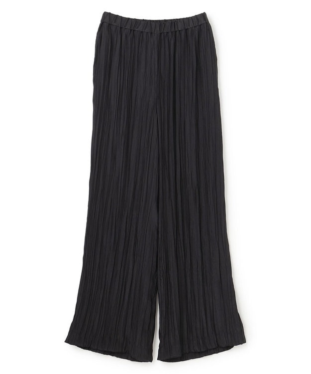 uncrave マシーンプリーツ ギャザーパンツ ブラック