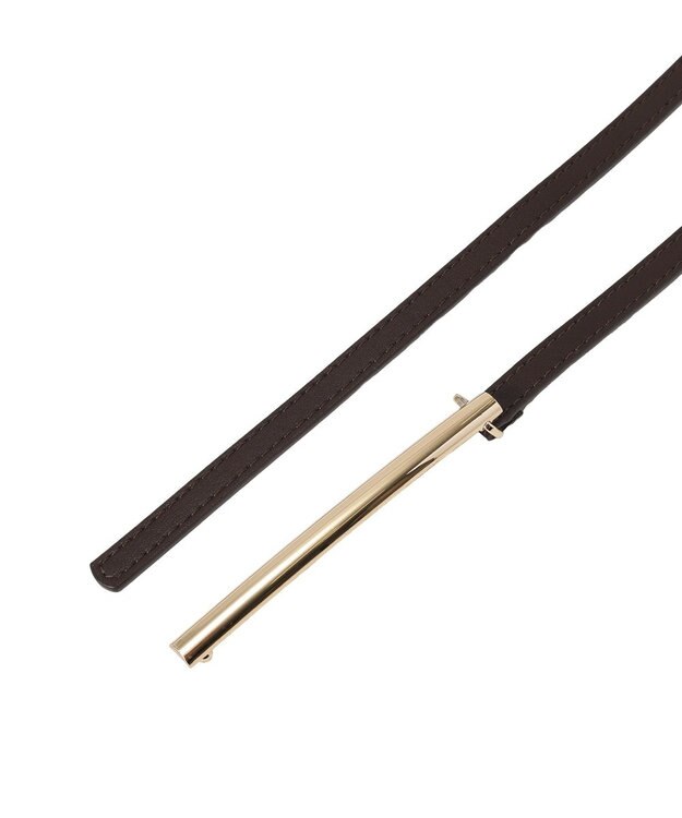 AMERICAN HOLIC デザインバックルスリムベルト Black