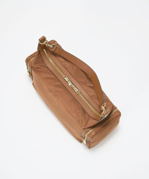 TOPKAPI 【TREASURE TOPKAPI】ナイロン サイドポケット ワンハンドル ショルダーバッグ キャメル