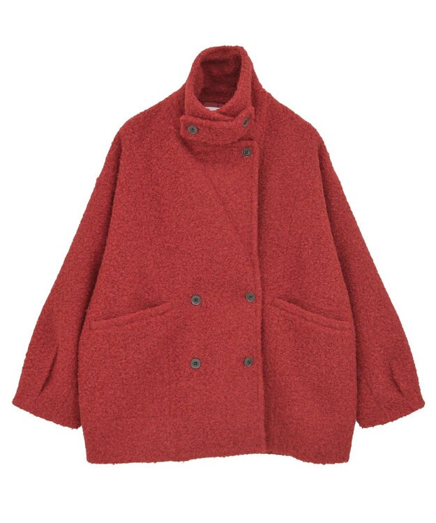 Green Parks ブークレＰコート Red