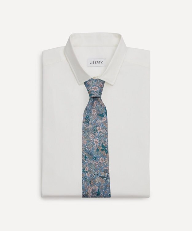 LIBERTY. キアラ シルク タイ ブルー
