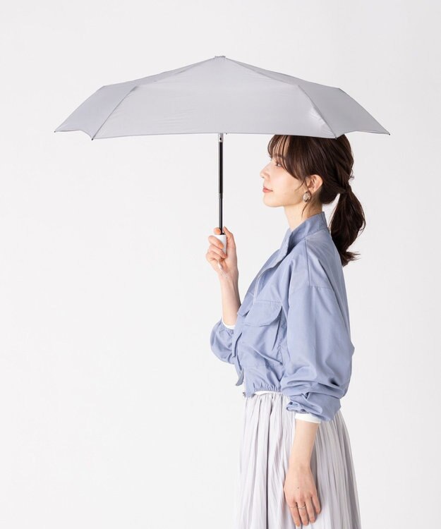 MOONBAT Magical tech(マジカルテック) 超軽量 自動開閉傘 163g 52cm UV ライトグレー