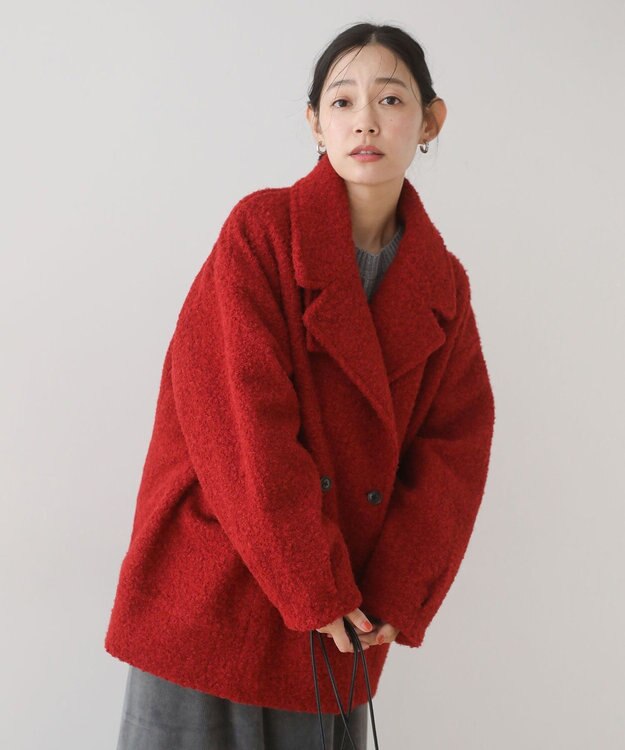 Green Parks ブークレＰコート Red