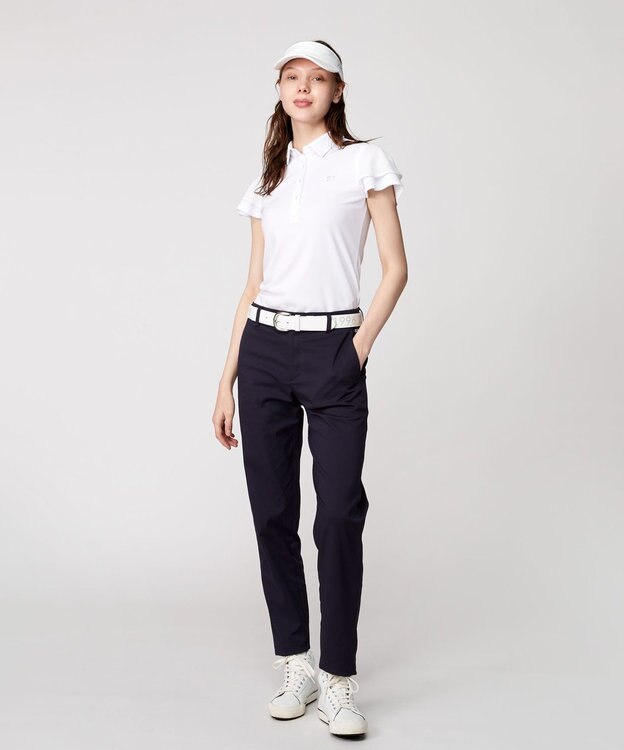 23区GOLF 【WOMEN】【撥水/ストレッチ】スケトラドビーストレッチベーシックパンツ 透け感軽減 ネイビー系