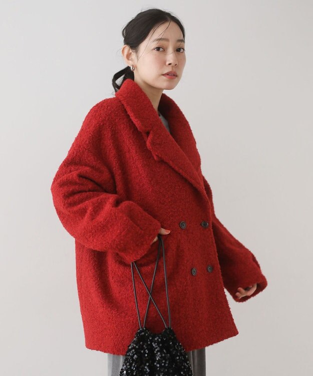 Green Parks ブークレＰコート Red