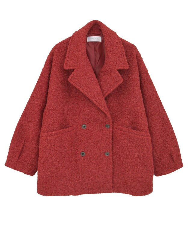 Green Parks ブークレＰコート Red