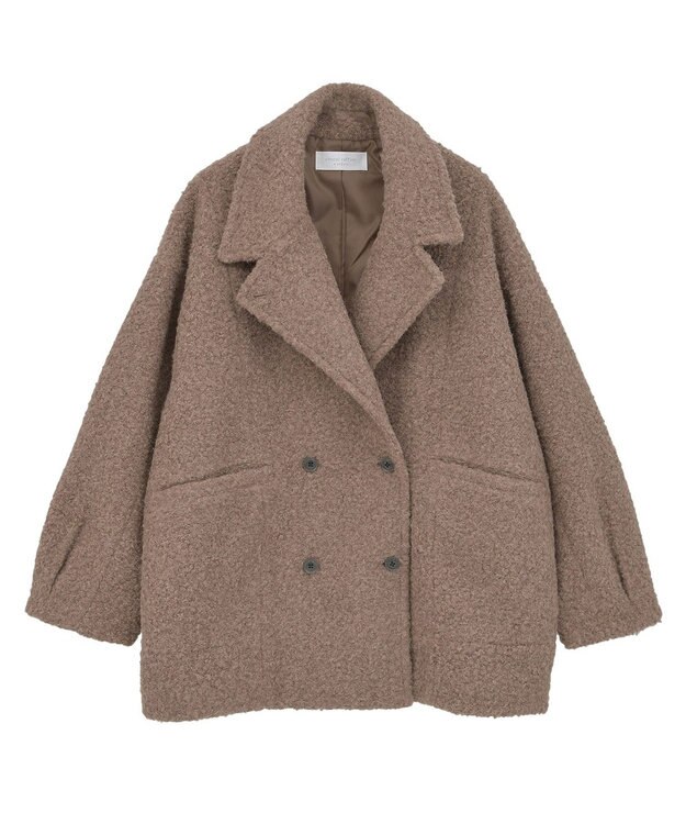 Green Parks ブークレＰコート Mocha